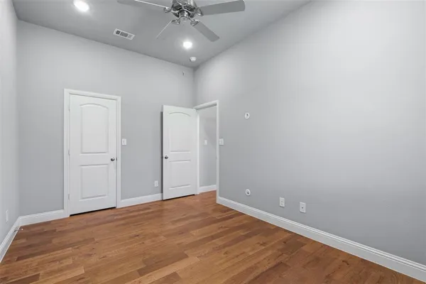 wooden floor in an empty room
