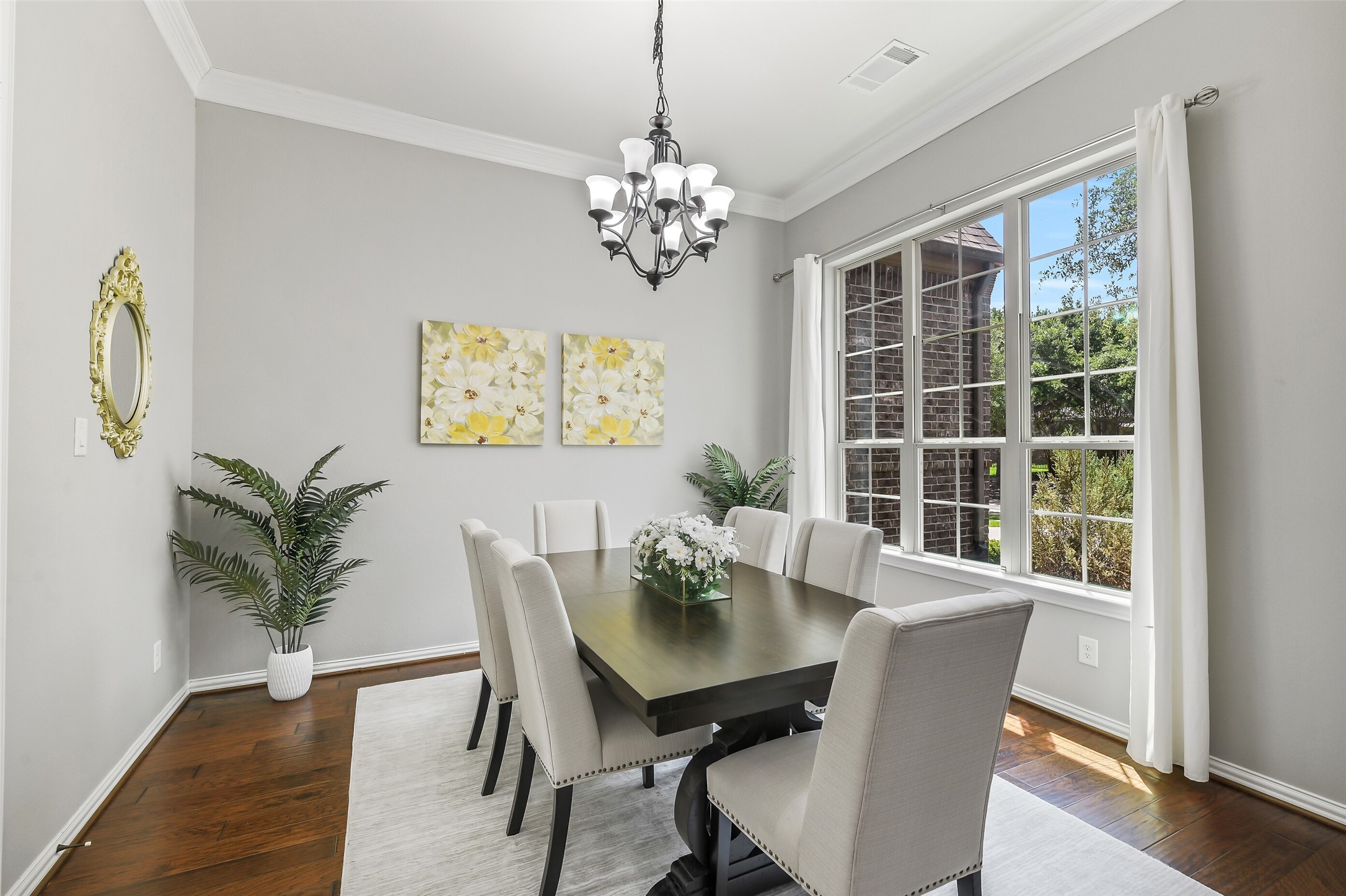 12207 Shorebridge Road Cypress, TX 77433 - Photo 6 of 41 a view of a dining room with furniture window and wooden floor