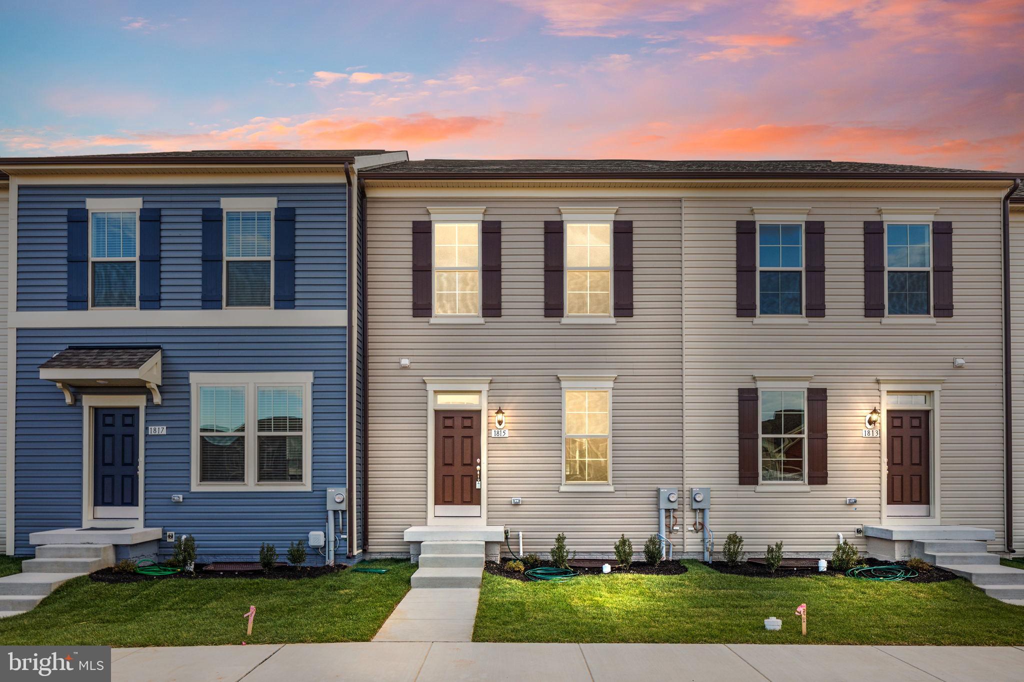 front view of house with a yard