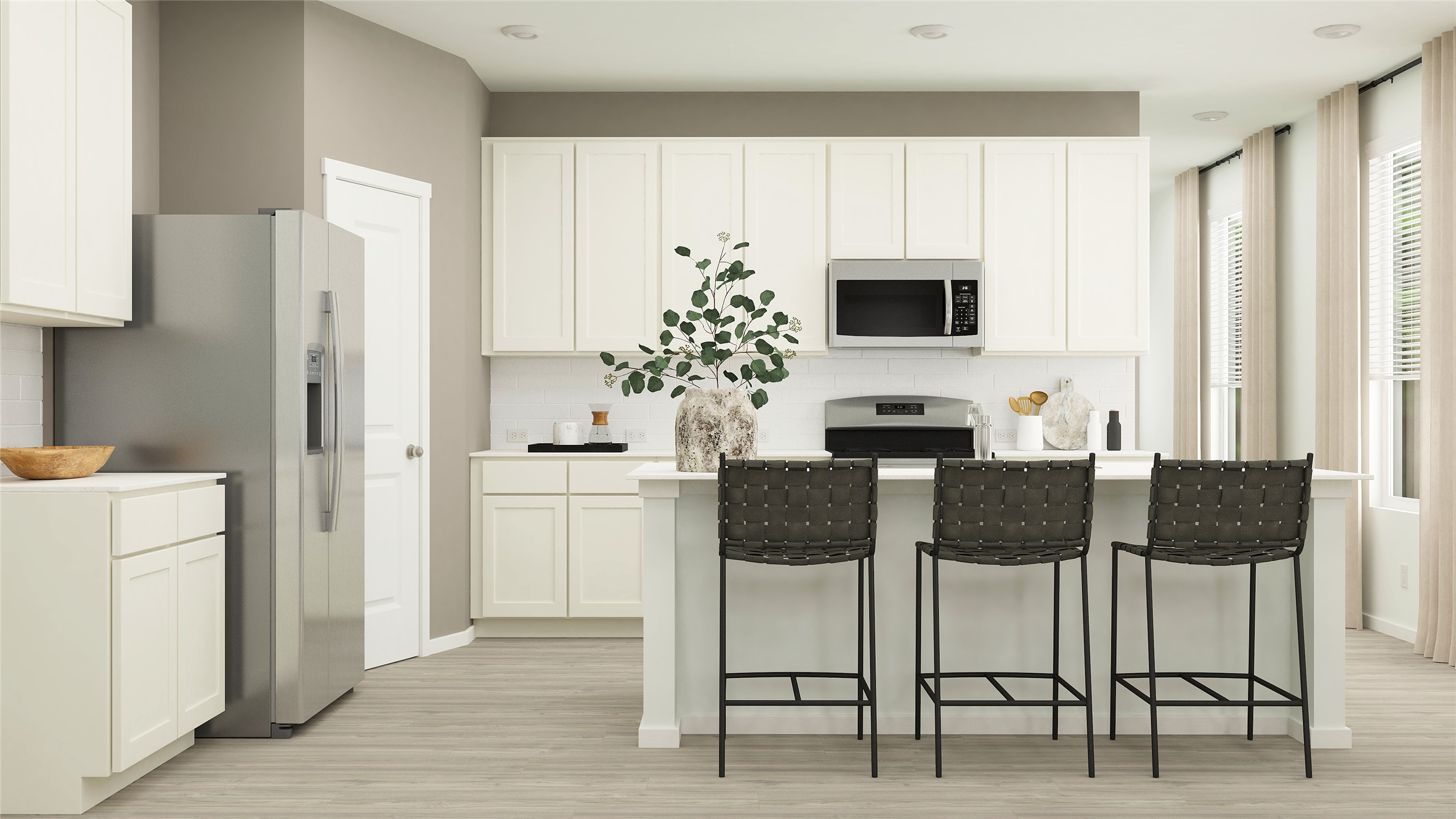 13408 Trumpet Creeper Drive Elgin, TX 78621 - Photo 19 of 32 a view of kitchen with furniture and large window
