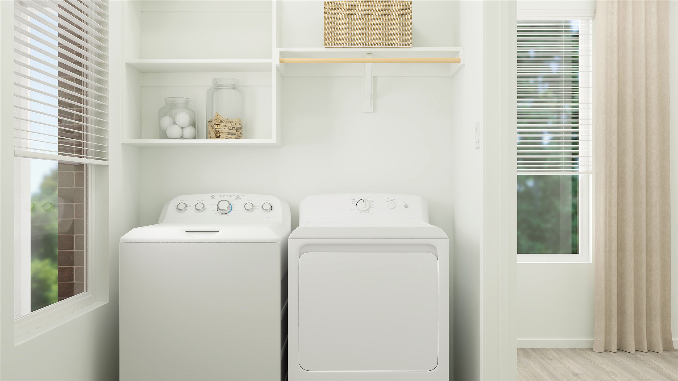 13408 Trumpet Creeper Drive Elgin, TX 78621 - Photo 23 of 32 a utility room with dryer and washer