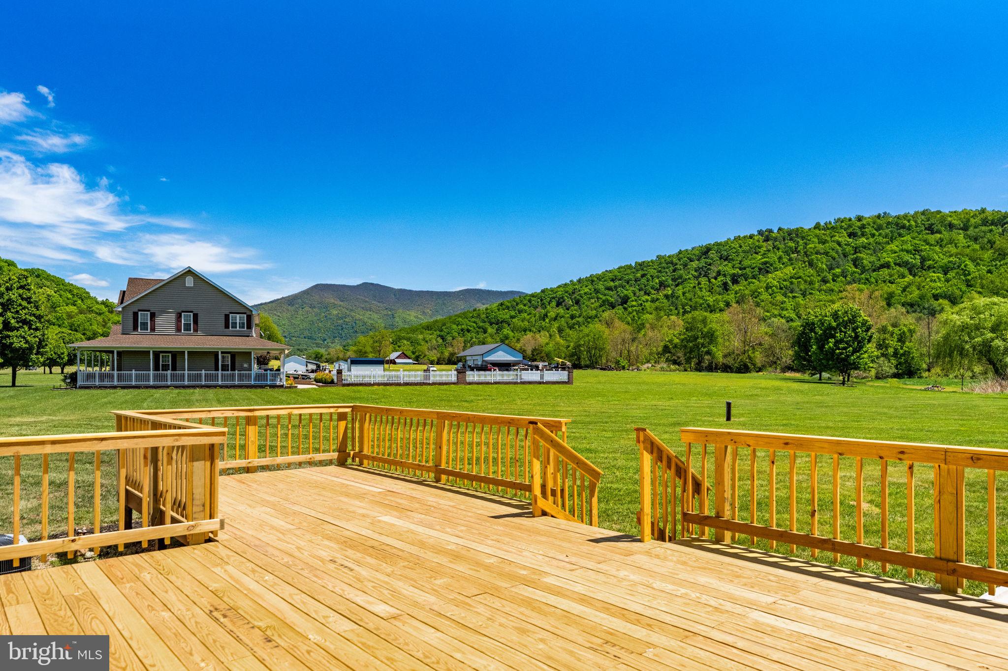 6315 Ida Road Stanley, VA 22851 - Photo 57 of 83 Back Deck... LOOK AT THOSE VIEWS!!!