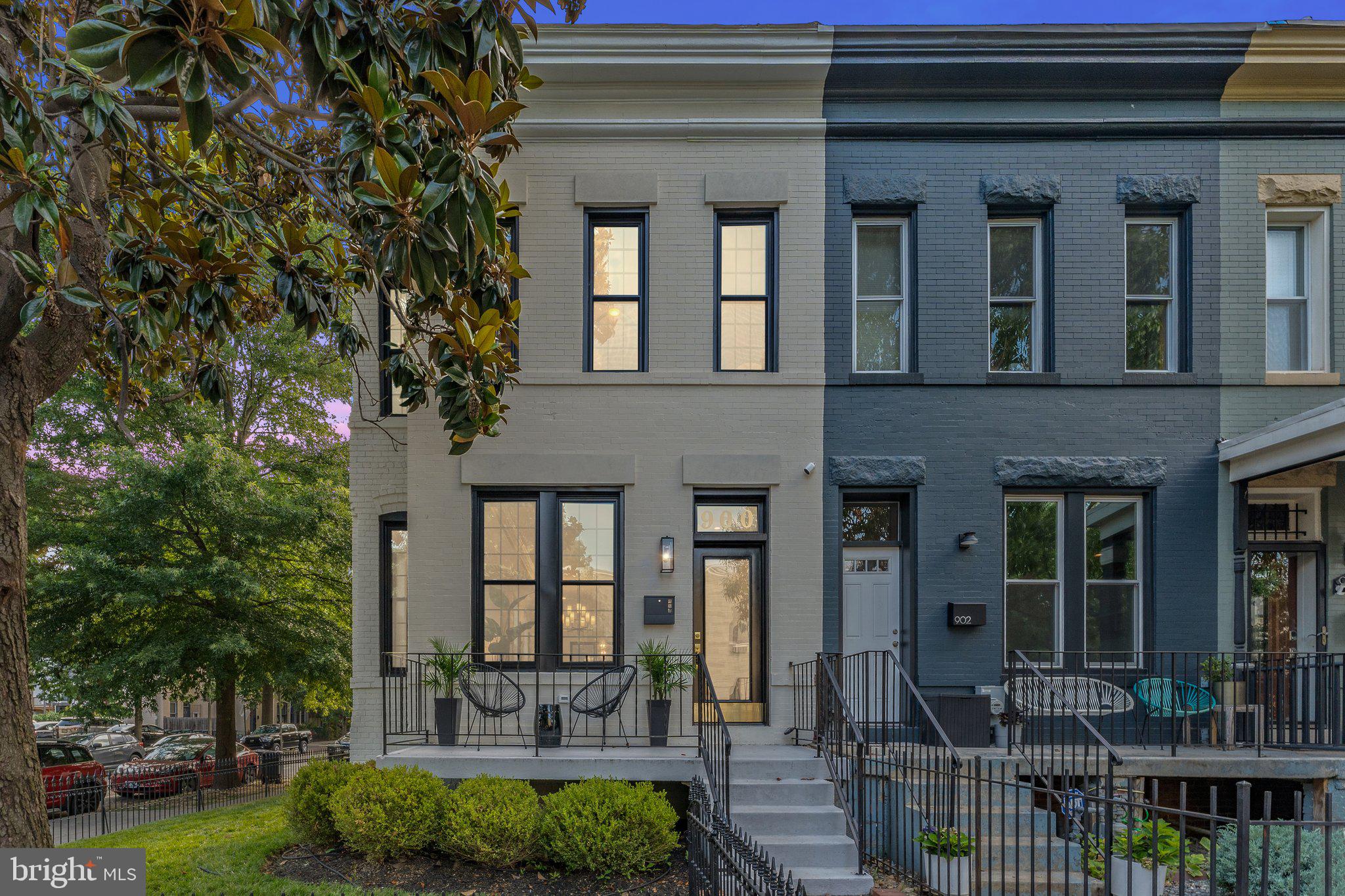 900 8th Street Northeast Washington, DC 20002 - Photo 1 of 50 a front view of a house with outdoor seating and plants