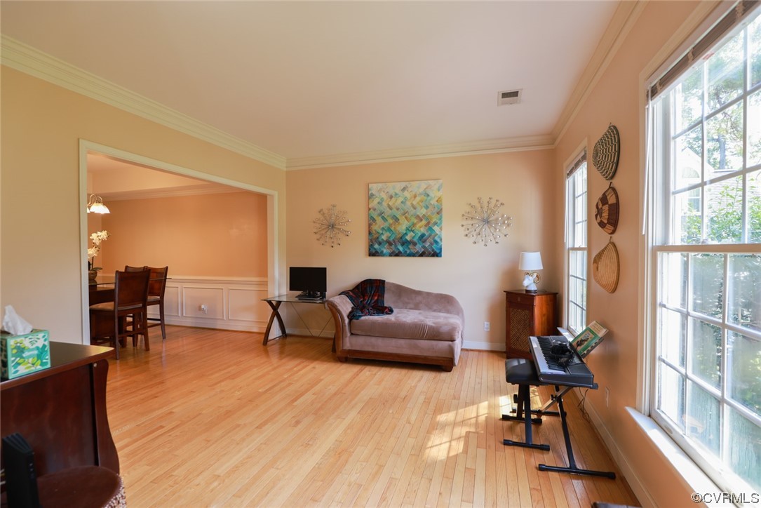 13906 Sagebrook Road Midlothian, VA 23112 - Photo 3 of 50 a living room with furniture and a wooden floor