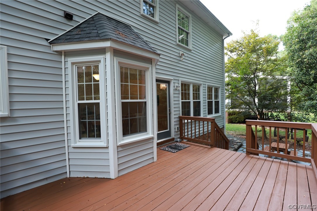 13906 Sagebrook Road Midlothian, VA 23112 - Photo 35 of 50 a view of a house with a deck