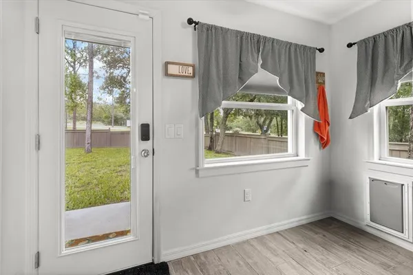 en empty room with window