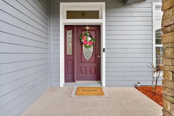 a view of entrance gate of the house