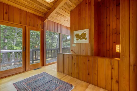 a view of front door