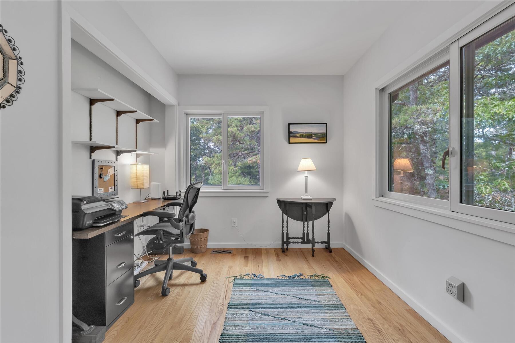 19 Avery Way Truro, MA 02666 - Photo 31 of 50 a view of a workspace with furniture and a window