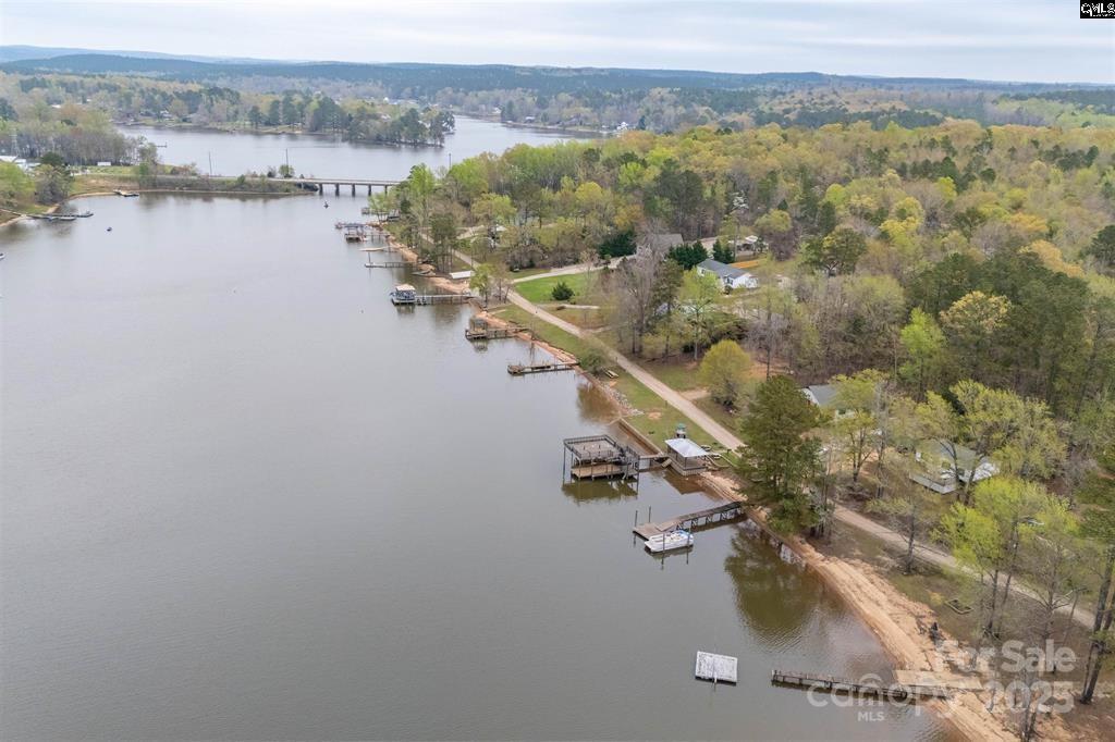 2342 Beaver Creek Road Camden, SC 29020 - Photo 23 of 26 an aerial view of lake residential house with outdoor space and mountain view