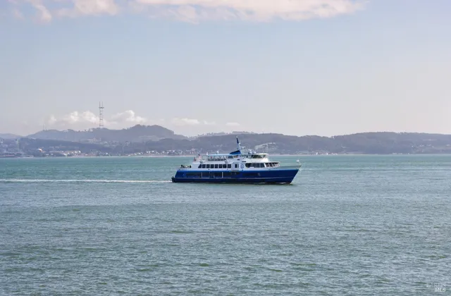 a view of an outdoor space and mountain view in back