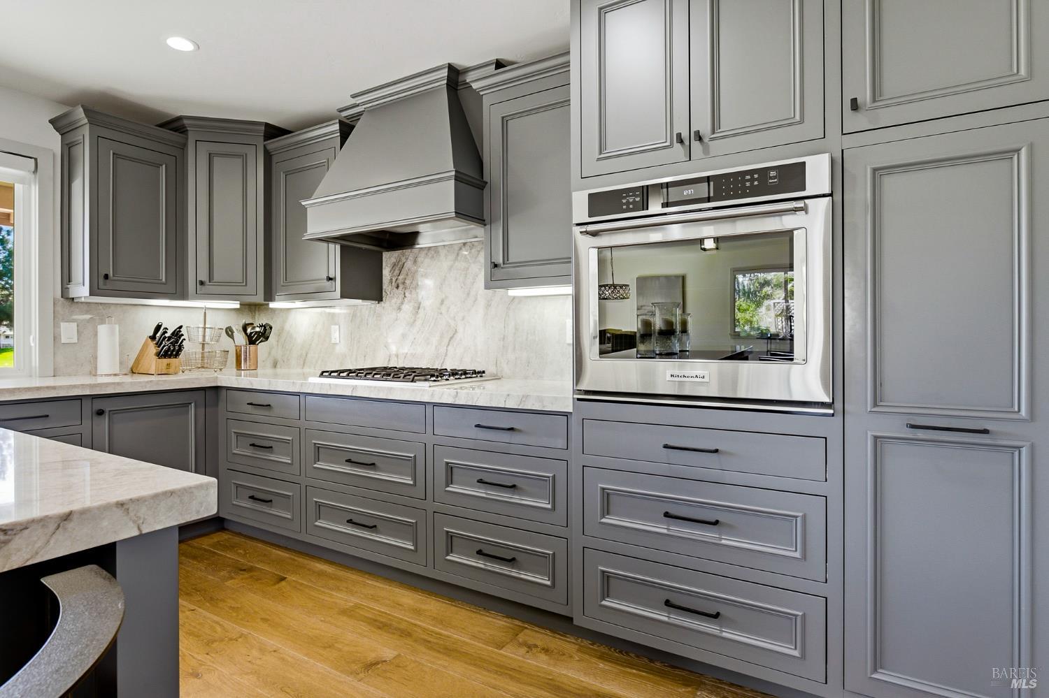 334 Miramonte Way Santa Rosa, CA 95409 - Photo 15 of 46 a kitchen with granite countertop cabinets stainless steel appliances and a counter space