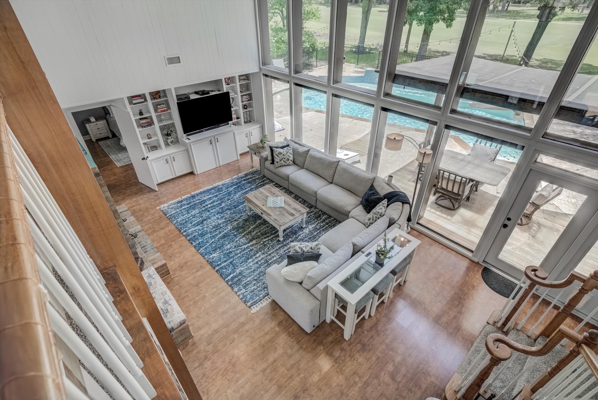 22 Winged Foot Drive Conroe, TX 77304 - Photo 29 of 49 a living room with furniture and a flat screen tv