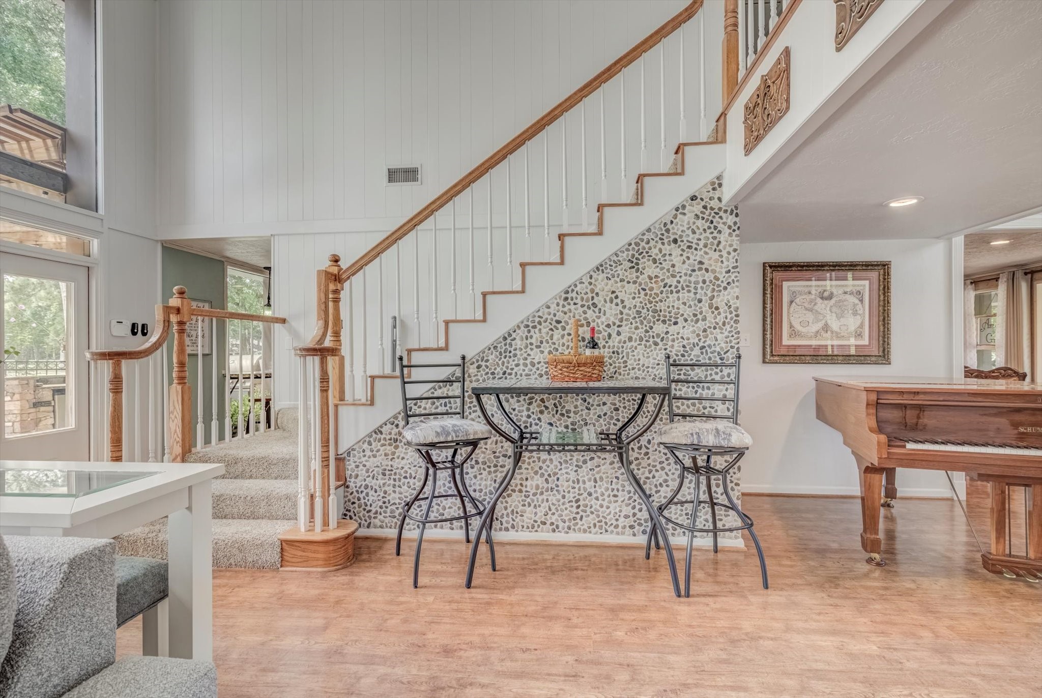 22 Winged Foot Drive Conroe, TX 77304 - Photo 10 of 49 a view of a livingroom with furniture and staircase
