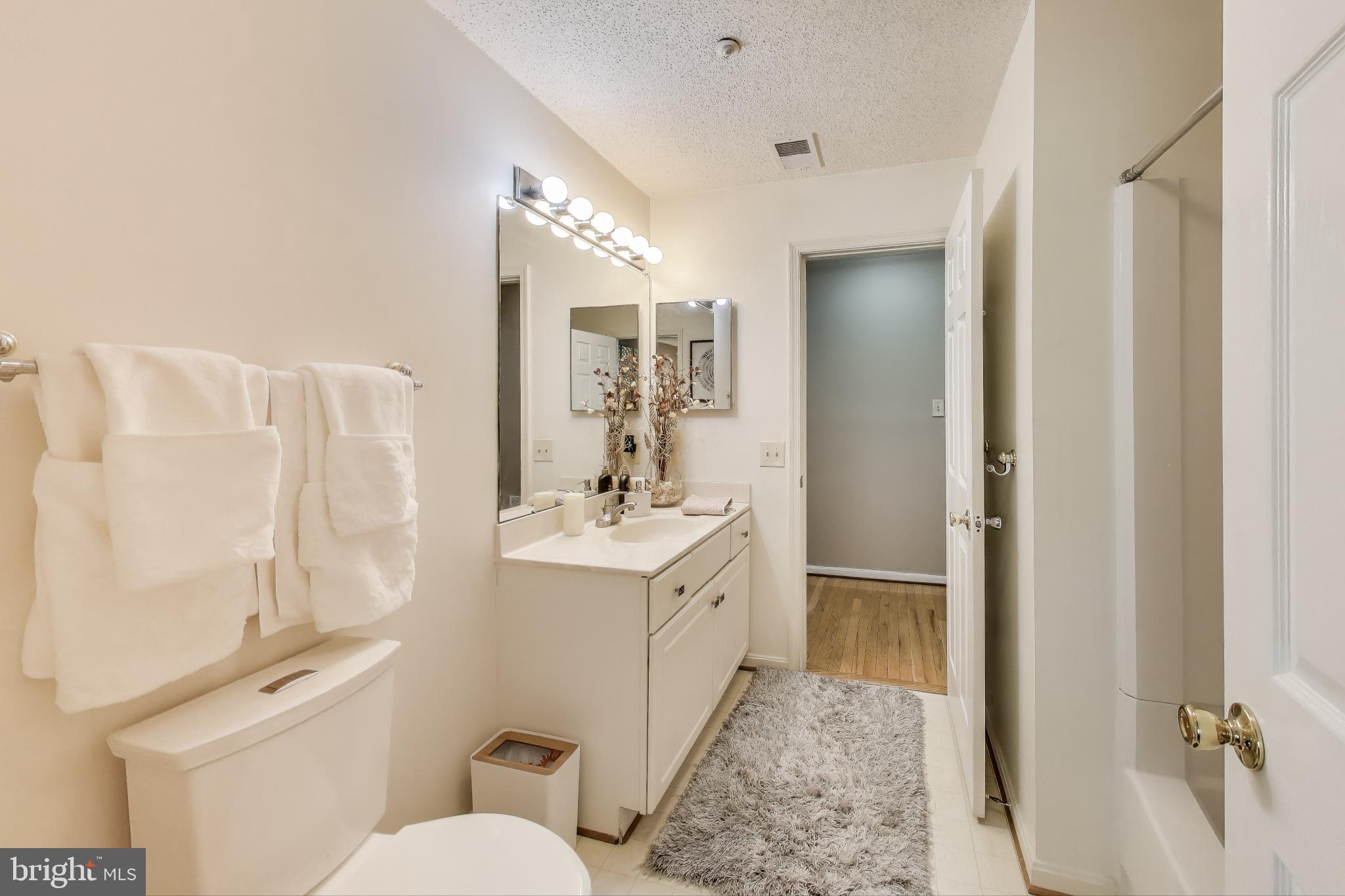 10021 Vanderbilt Circle, Unit 14 Rockville, MD 20850 - Photo 15 of 31 a bathroom with a sink a toilet and shower