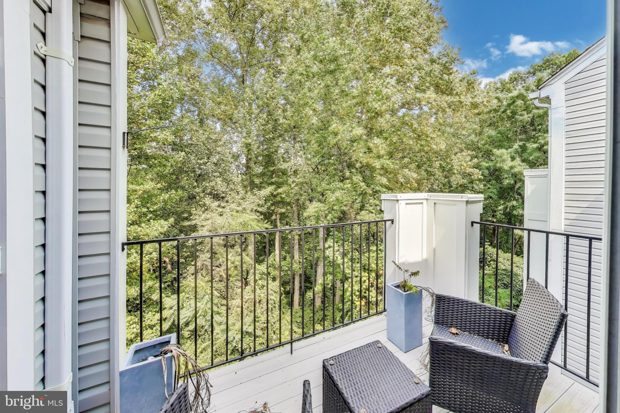 10021 Vanderbilt Circle, Unit 14 Rockville, MD 20850 - Photo 18 of 31 a view of balcony with furniture