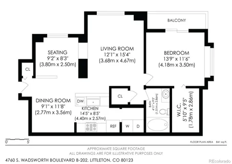 $310,000 | 4760 South Wadsworth Boulevard, Unit B202, Littleton, CO 80123