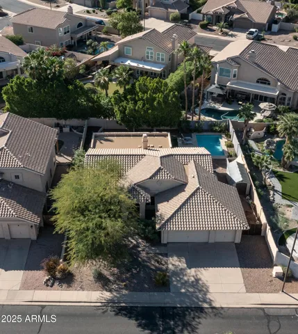 a view of lake with green space