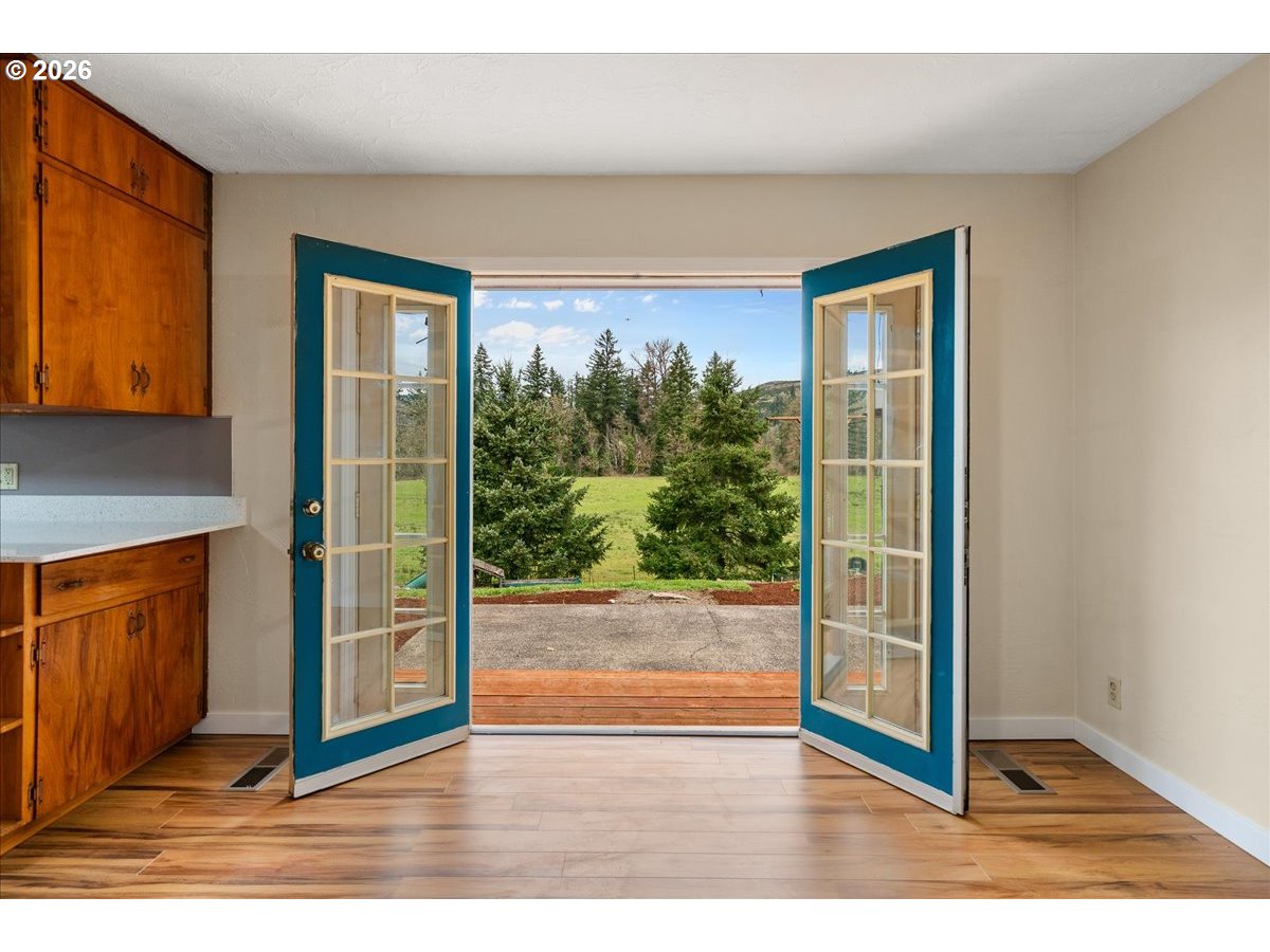 1611 Main Street Lyons, OR 97358 - Photo 19 of 48 a view of entryway with wooden floor