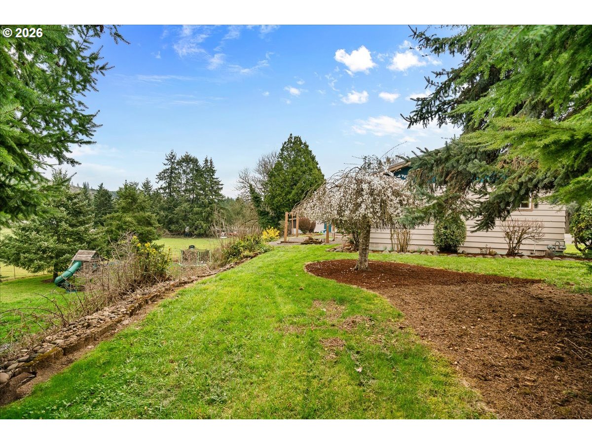 1611 Main Street Lyons, OR 97358 - Photo 41 of 48 a view of backyard with green space