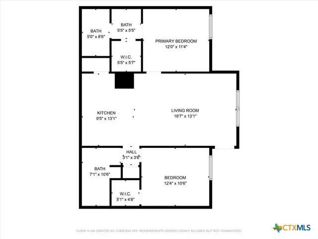 $1,199 | 205 Craddock Avenue, Unit D2, San Marcos, TX 78666