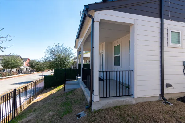 a view of front door and porch