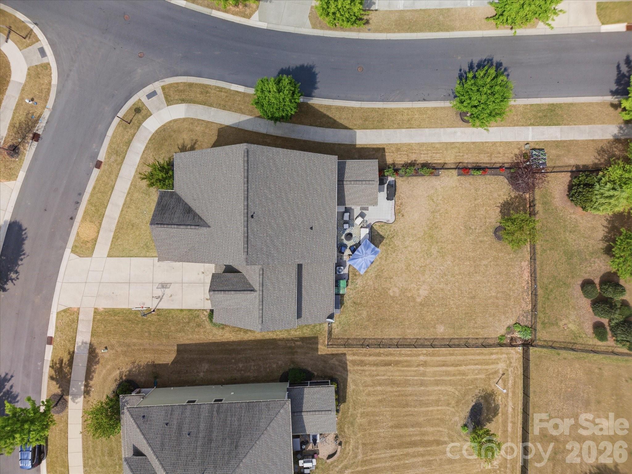 932 Twin Valley Way Fort Mill, SC 29715 - Photo 39 of 48 an aerial view of a house with a swimming pool