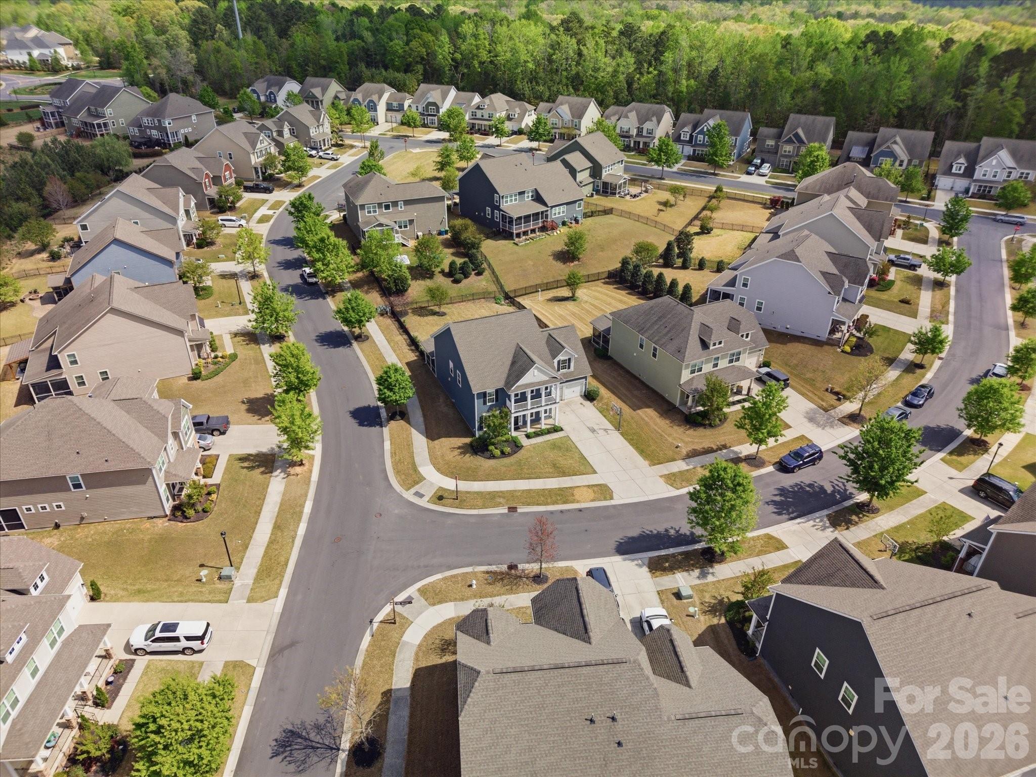 932 Twin Valley Way Fort Mill, SC 29715 - Photo 40 of 48 an aerial view of a swimming pool and outdoor seating
