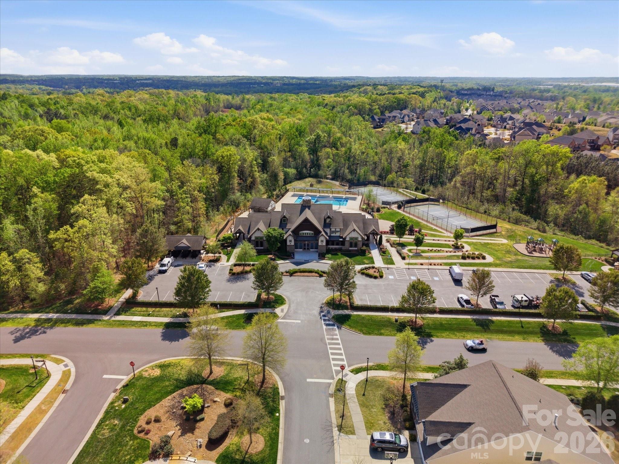 932 Twin Valley Way Fort Mill, SC 29715 - Photo 42 of 48 a view of a swimming pool with outdoor seating and yard