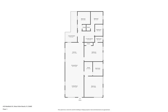 $700,000 | 415 Maddock Street, West Palm Beach, FL 33405