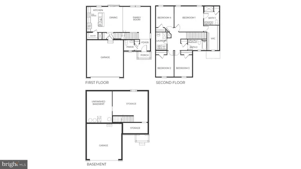 a picture of a floor plan