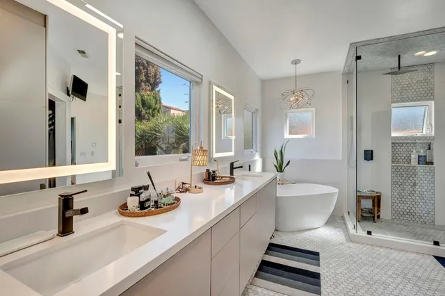 an aerial view of a city with lots of residential buildings