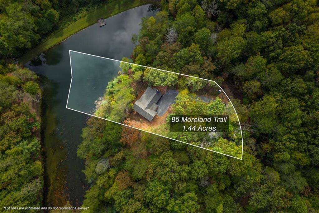85 Moreland Trail Blue Ridge, GA 30513 - Photo 17 of 37 an aerial view of a houses