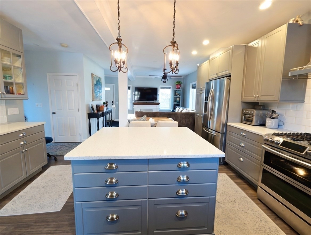 533 Prospect Street West Boylston, MA 01583 - Photo 5 of 40 a large kitchen with stainless steel appliances