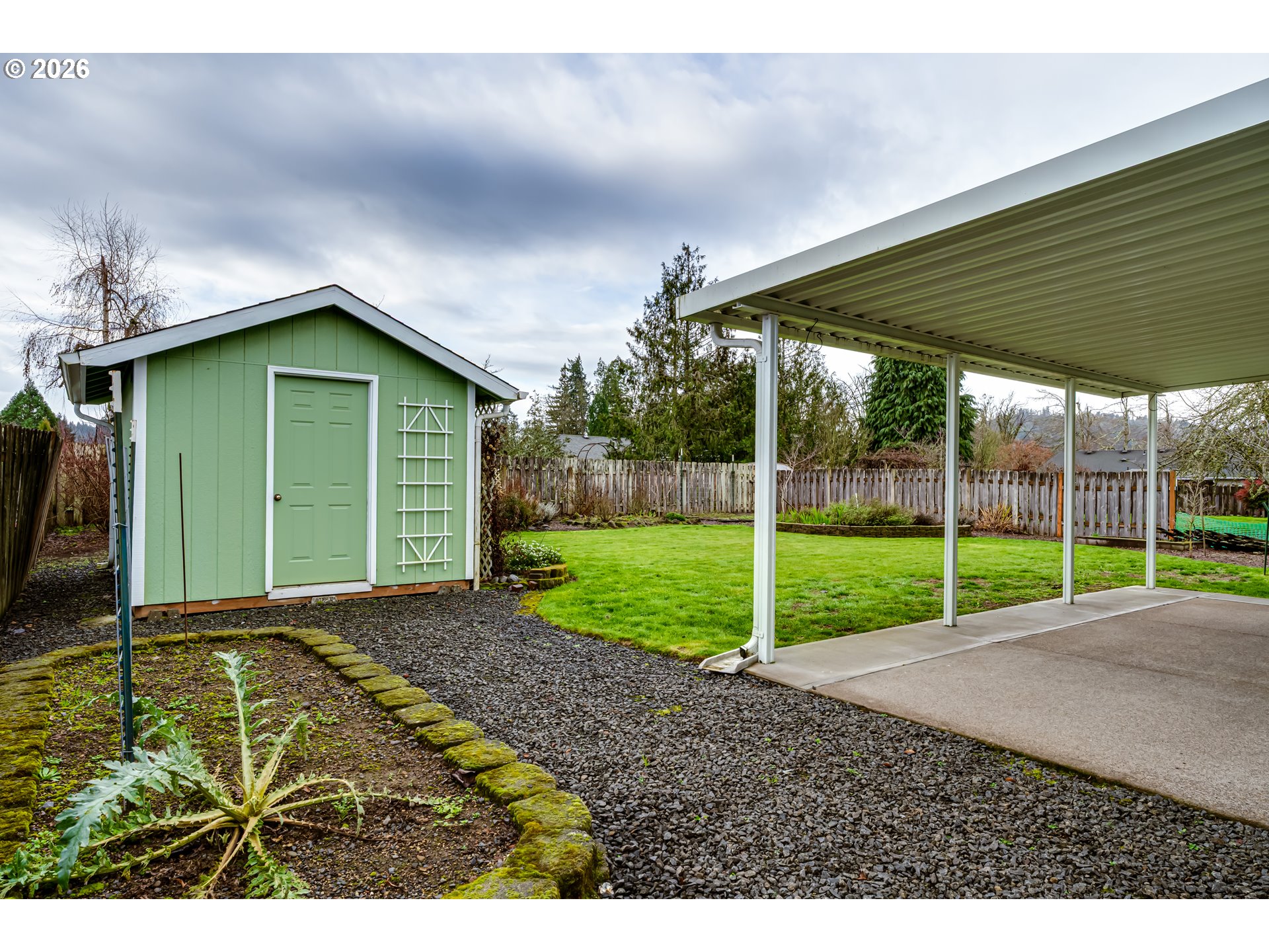 3497 Douglas Drive Springfield, OR 97478 - Photo 37 of 38 a view of a house with backyard and porch