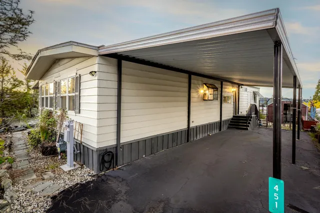 a view of a porch with a patio