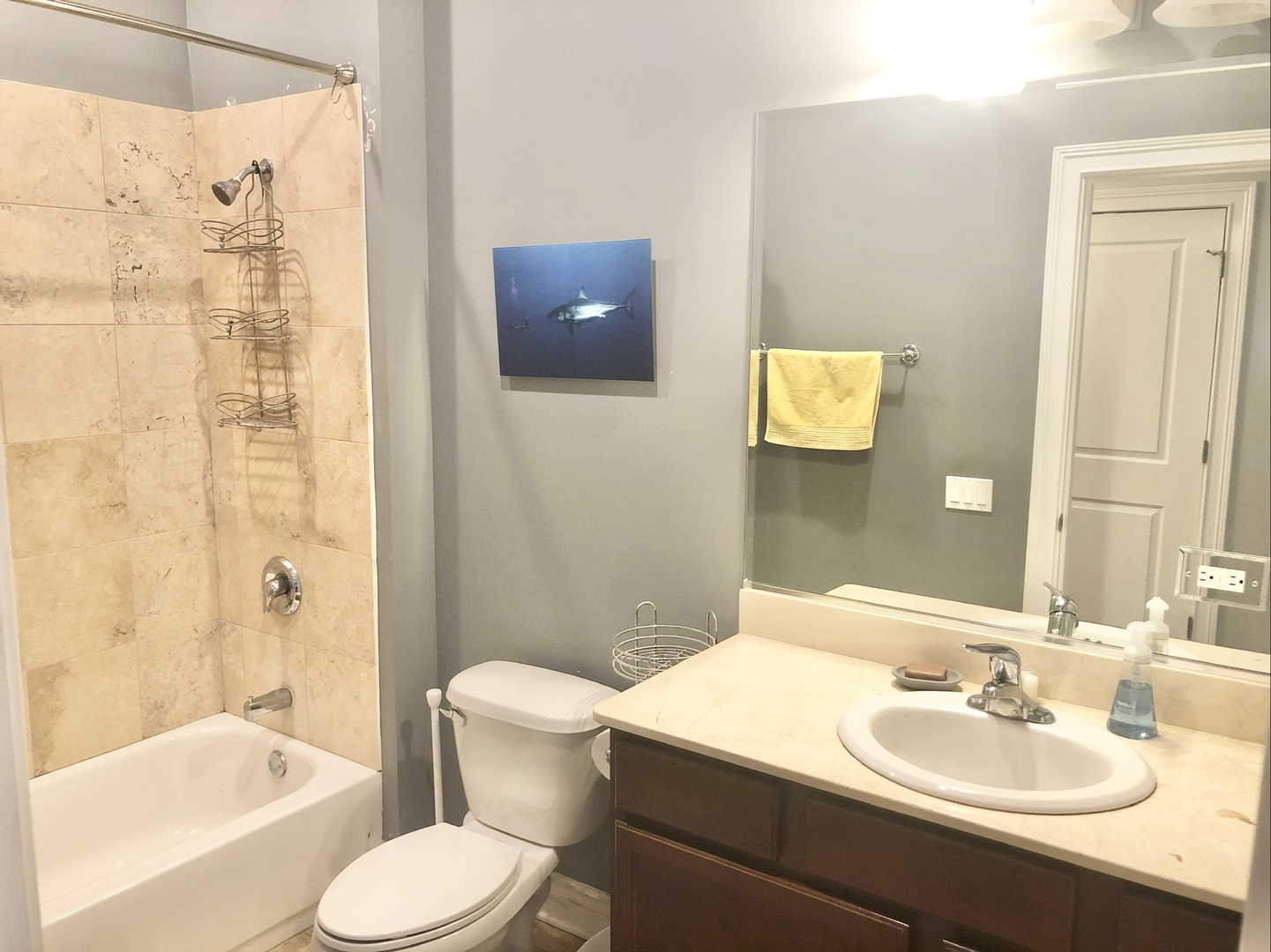 3300 West Irving Park Road, Unit H5 Chicago, IL 60618 - Photo 18 of 21 a bathroom with a sink toilet and shower
