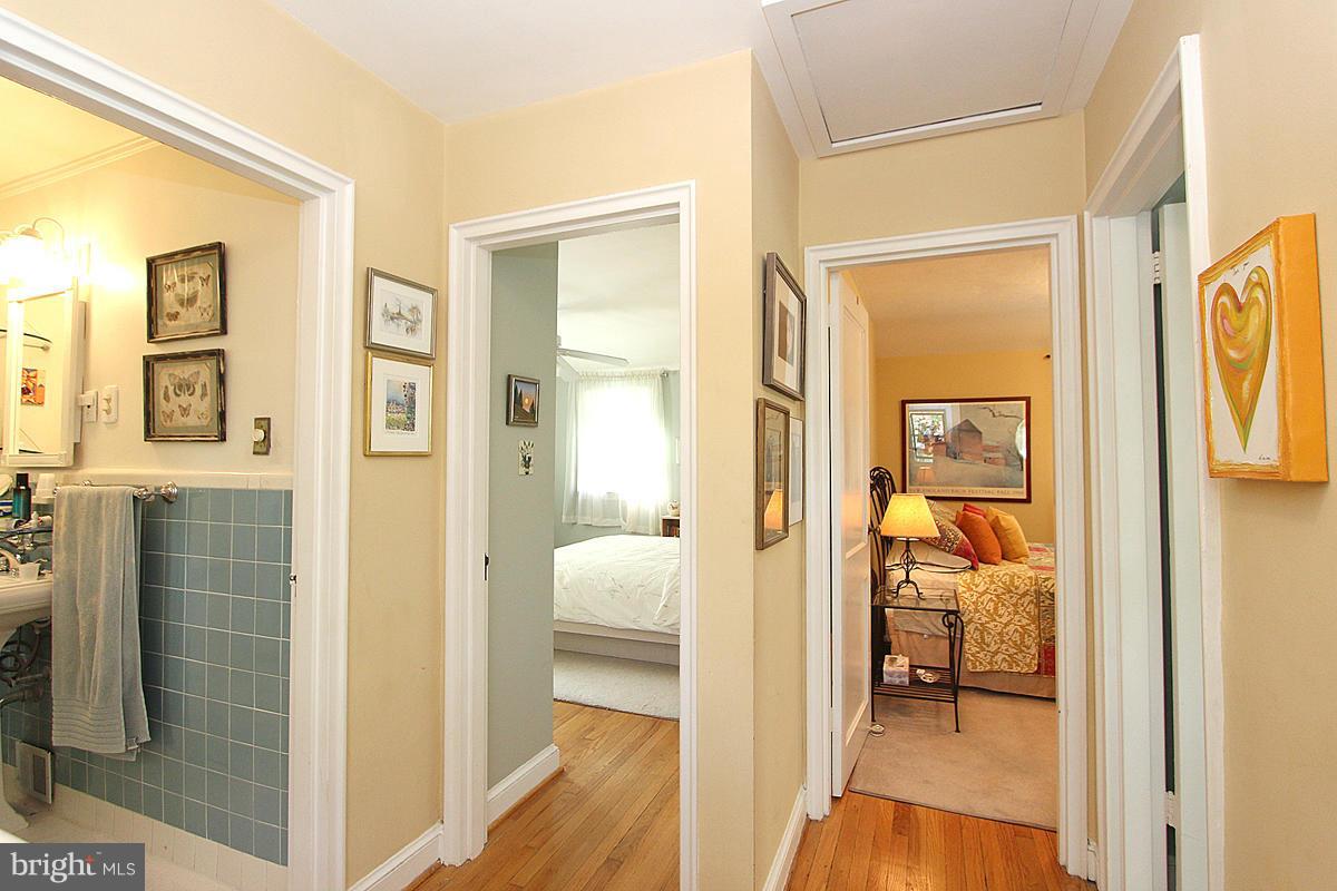 5923 Conway Road Bethesda, MD 20817 - Photo 15 of 26 Upstairs Hall w/attic access
