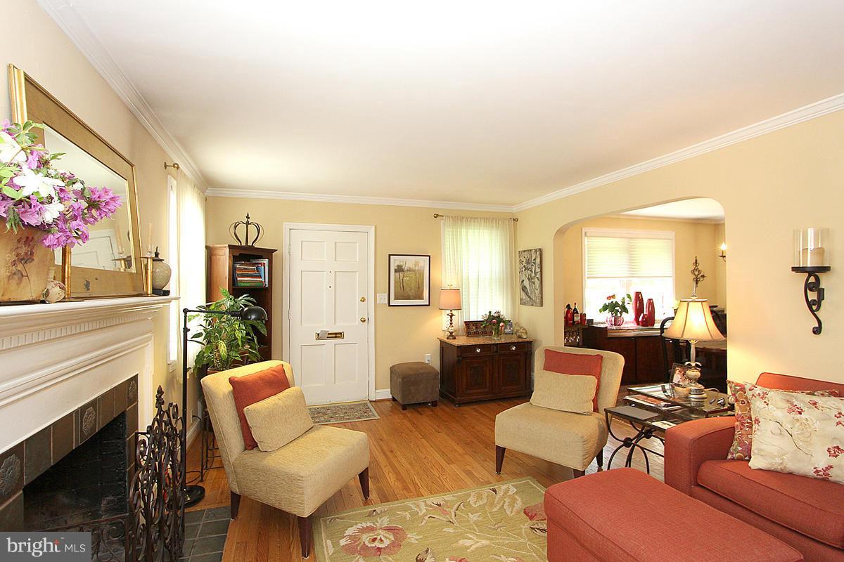 5923 Conway Road Bethesda, MD 20817 - Photo 6 of 26 Living Room w/fireplace