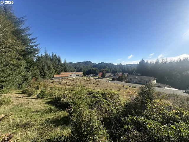 a view of a yard with an outdoor space