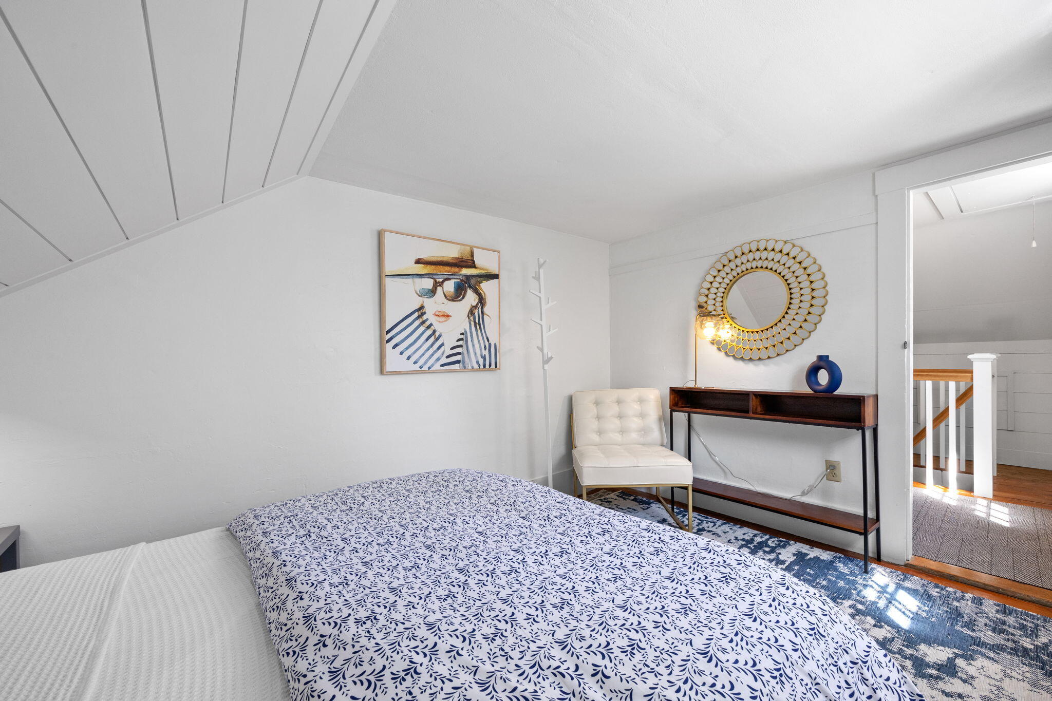 591 Crowell Road North Chatham, MA 02633 - Photo 29 of 58 a living room with a bed furniture and a window
