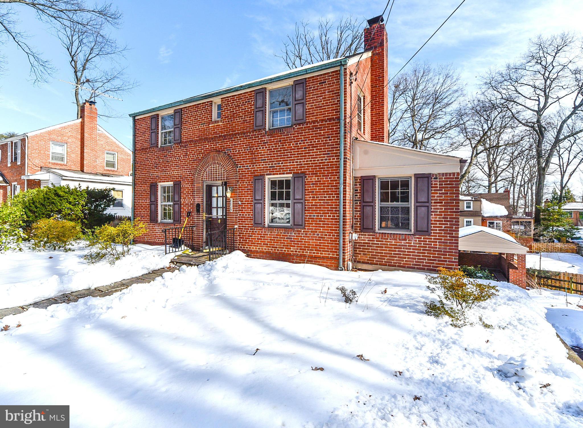 Charming Silver Spring Brick Colonial