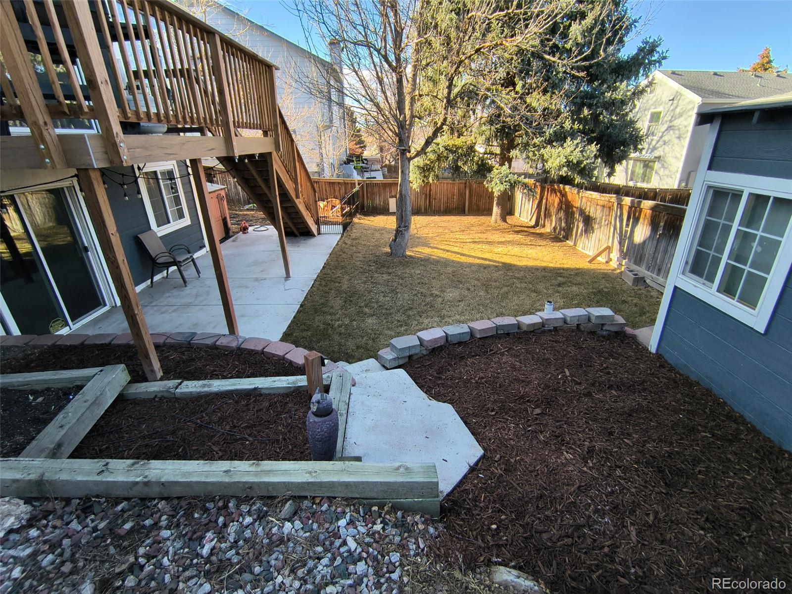 3615 South Flanders Street Aurora, CO 80013 - Photo 24 of 30 a view of outdoor space yard deck and backyard
