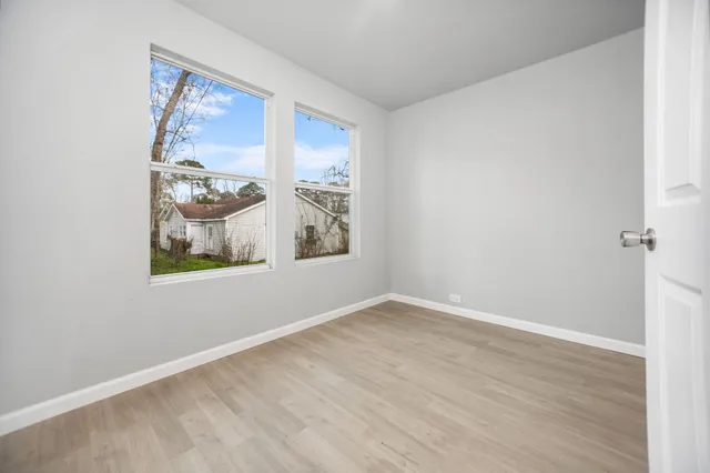wooden floor in a empty room