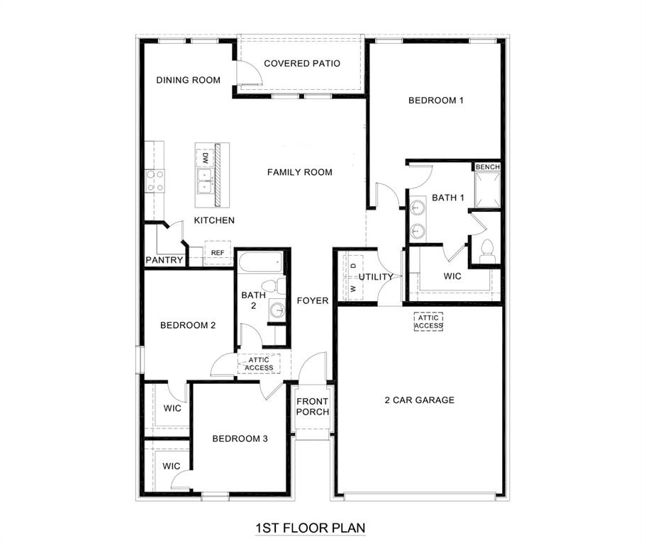 419 Epiphany Lane Lavon, TX 75166 - Photo 31 of 31 Floor plan