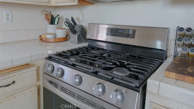 a close view of stove top oven