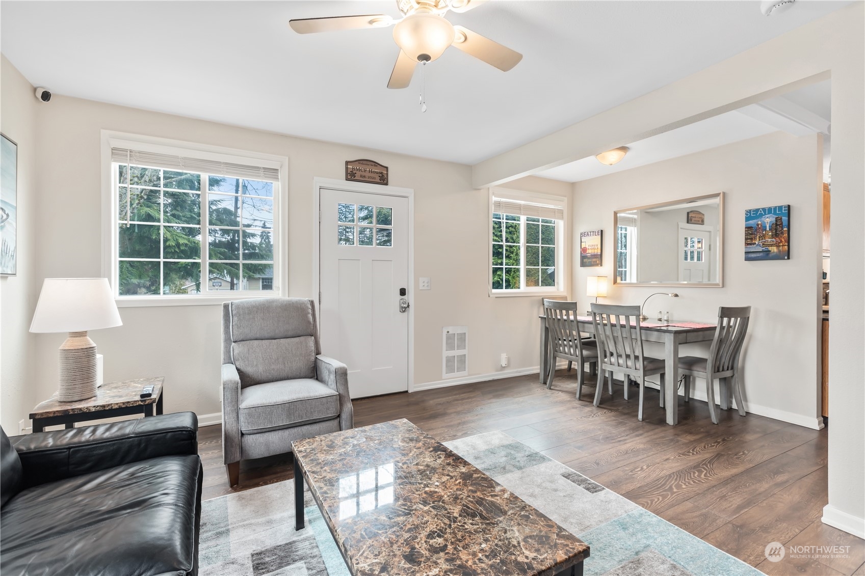 6820 Lower Ridge Road Everett, WA 98203 - Photo 6 of 27 a living room with furniture dining table and a window
