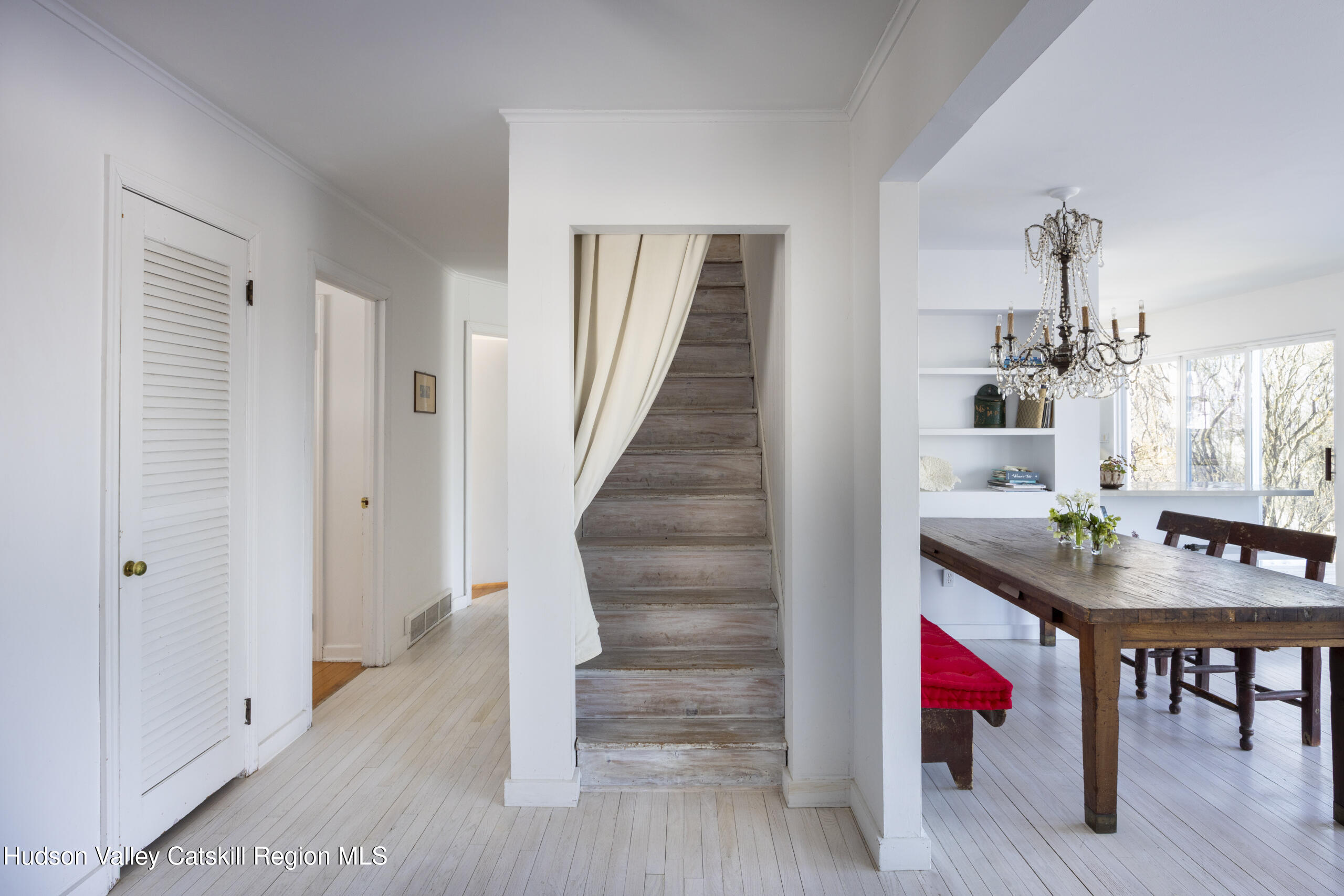 188 Mt Merino Road Hudson, NY 12534 - Photo 6 of 37 a view of entryway and hall with wooden floor