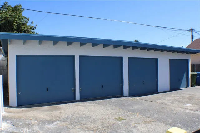 a front view of a building