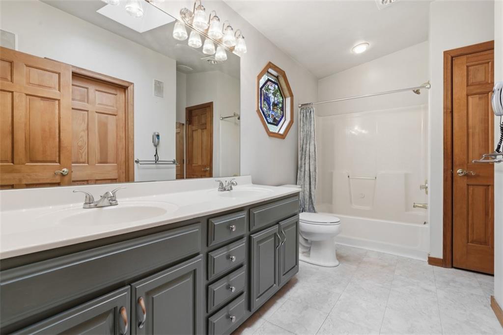 2757 Edith Street Lower Burrell, PA 15068 - Photo 21 of 48 Master bathroom with heated ceramic flooring.